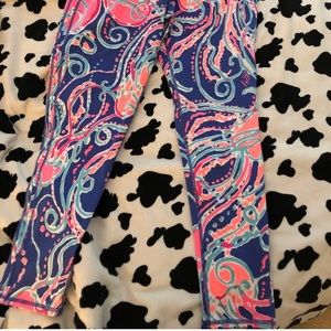 Lilly pulitzer jellies be jammin iris Xl leggings